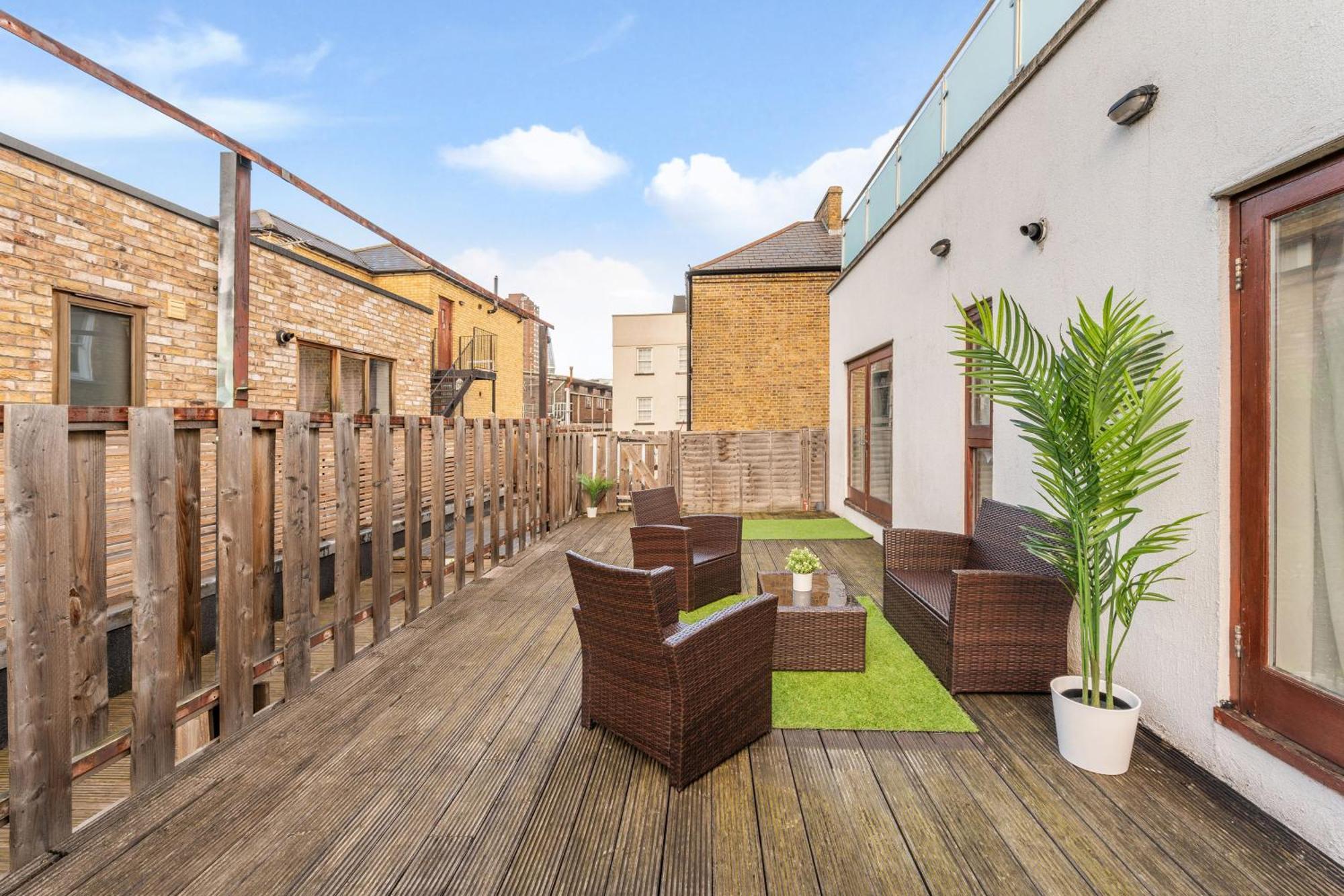 London Waterloo Apartment With Large Private Terrace - View Of The London Eye - 1 Bedroom 1 Bath Exteriér fotografie